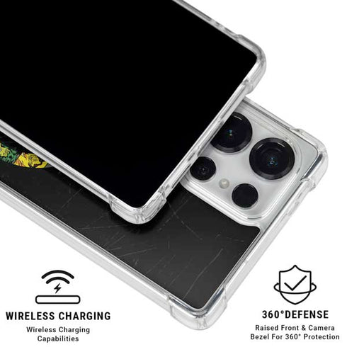 Marvel Classic Comics Avengers Logo Galaxy S25 Ultra Clear Case